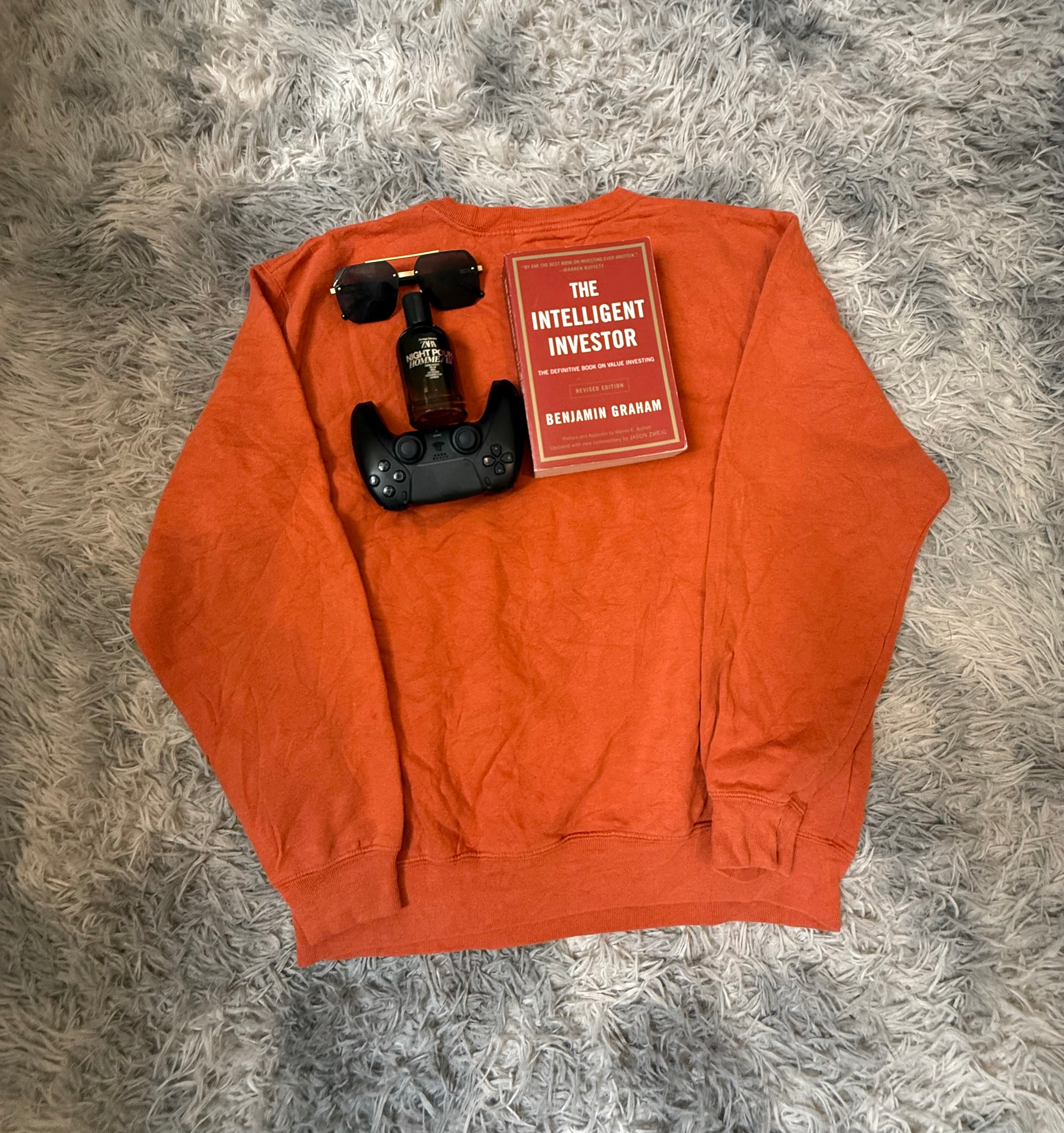 Tommy Hilfiger Vintage Orange Crewneck Sweatshirt / Jumper