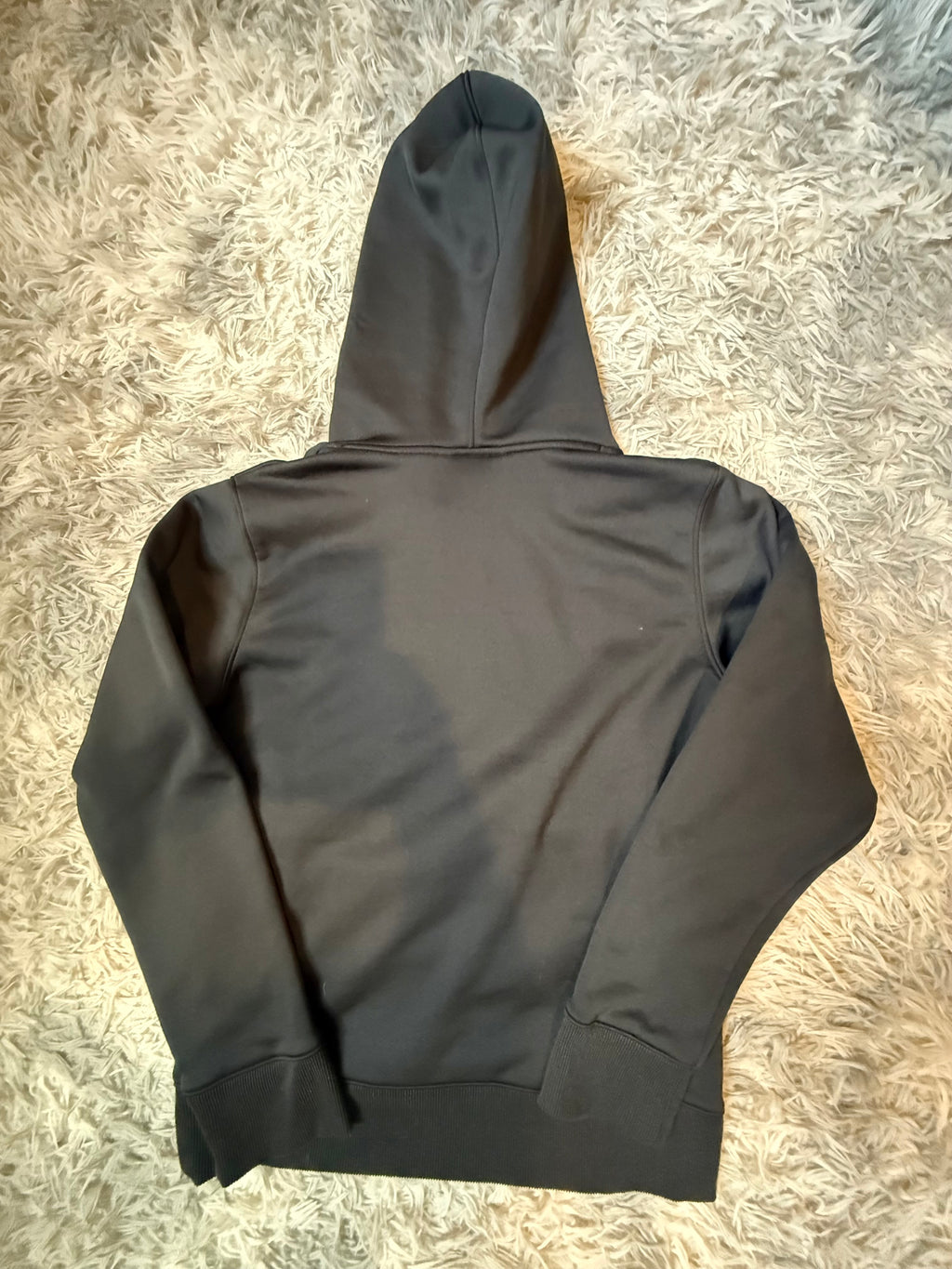 Under Armour Black Hoodie with Hot Pink Logo & Hood Lining