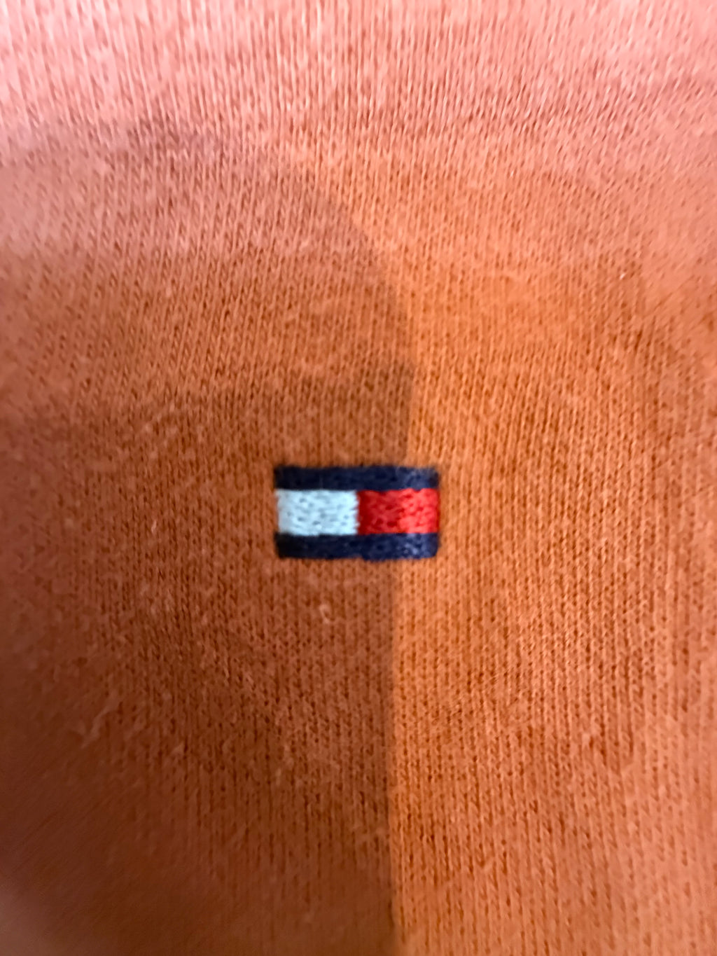 Tommy Hilfiger Vintage Orange Crewneck Sweatshirt / Jumper