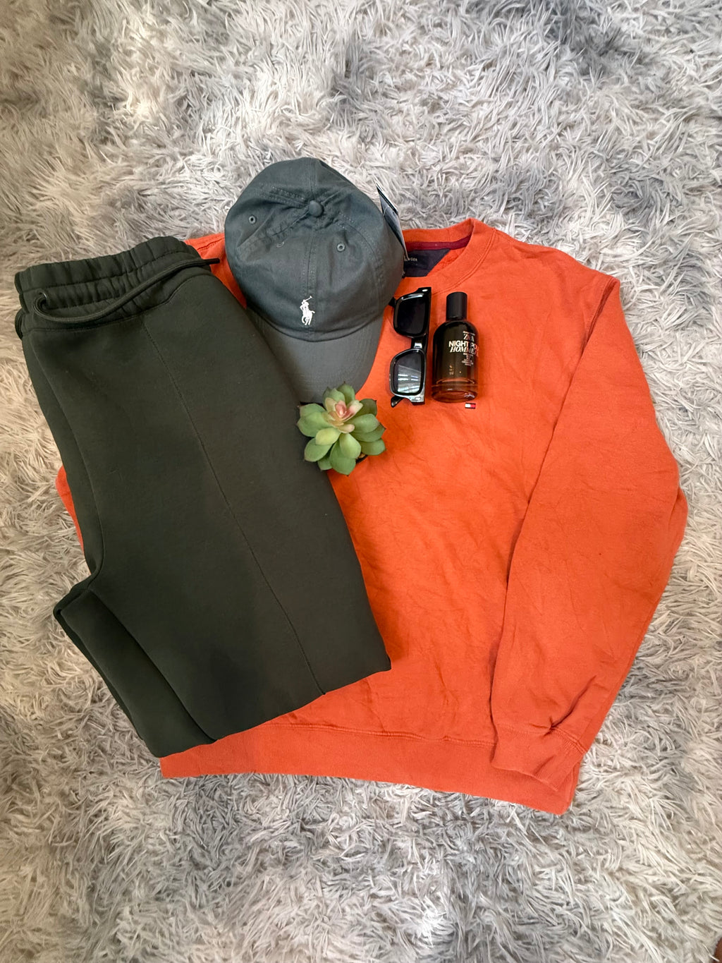 Tommy Hilfiger Vintage Orange Crewneck Sweatshirt / Jumper
